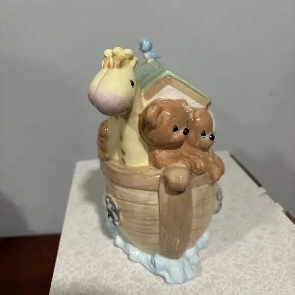 2017 Precious Moments Noah's Ark LED Ceramic Nighlight Bible Religious Gift NEW - Picture 5 of 9